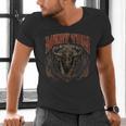 Vintage Muay Thai Trainer Thai Boxing Coach Art Buffalo Men's V-Neck T-Shirt