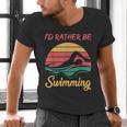 Water Rat Water Sports Hobby Swimming Club Swimming Men's V-Neck T-Shirt