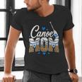 Women's Canoe Mom Leopard Print Paddle River Lake Sport Mother Men's V-Neck T-Shirt