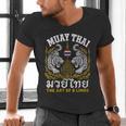 Women's Muay Thai The Art Of 8 Limbs Martial Arts Tigers Men's V-Neck T-Shirt Women's Muay Thai The Art Of 8 Limbs Martial Arts Tigers Men's V-Neck T-Shirt