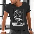 Women's Muay Thai Boxing Arm Men's V-Neck T-Shirt Women's Muay Thai Boxing Arm Men's V-Neck T-Shirt