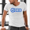 2 Sided Print Swimming Teacher Swim Instructor Swim Lessons Men's V-Neck T-Shirt 2 Sided Print Swimming Teacher Swim Instructor Swim Lessons Men's V-Neck T-Shirt
