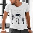 Boxing Chinese Hanzi Muay Thai Kickboxer Fan Boxing Men's V-Neck T-Shirt