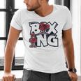 Boxing Professional Boxer Muay Thai Kickboxer Fan Boxing Men's V-Neck T-Shirt