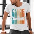 Canoe Vintage Canoeing Retro Canoe Paddling Raglan Baseball Tee Men's V-Neck T-Shirt Canoe Vintage Canoeing Retro Canoe Paddling Raglan Baseball Tee Men's V-Neck T-Shirt