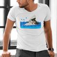 Cat Swimming Pool Men's V-Neck T-Shirt Cat Swimming Pool Men's V-Neck T-Shirt