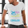 Cool Drum Kit Percussionist Drummer Wife Quote Image T-Shirt Men's V-Neck T-Shirt