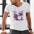 Drum Kit Electronic Drums Sweatshirt Men's V-Neck T-Shirt Drum Kit Electronic Drums Sweatshirt Men's V-Neck T-Shirt