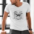 Drum Kit Men's V-Neck T-Shirt Drum Kit Men's V-Neck T-Shirt