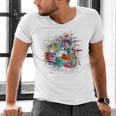 Drums Pop Art Drummer Drum Kit Men's V-Neck T-Shirt