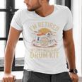 I'm Retired My Only Boss Is My Drum Kit Drums Drummer Men's V-Neck T-Shirt I'm Retired My Only Boss Is My Drum Kit Drums Drummer Men's V-Neck T-Shirt