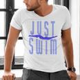 Just Swim Swimmer Swimming Men's V-Neck T-Shirt
