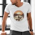 Kayak Kayaker Canoes-Boating Water-Paddle Canadier-Canoe Raglan Baseball Tee Men's V-Neck T-Shirt