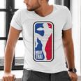Muay Thai Fighter Retro Kickboxing MMA Training Men's V-Neck T-Shirt