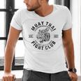 Muay Thai Kickboxing Eight Art MMA Men's V-Neck T-Shirt