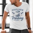 Pool Adult Poolside Drinking Club Summer Swimming Pool Party Men's V-Neck T-Shirt Pool Adult Poolside Drinking Club Summer Swimming Pool Party Men's V-Neck T-Shirt