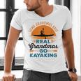 Real Grandmas Go Kayaking Yak Kayak Women Canoe Kayaker Men's V-Neck T-Shirt Real Grandmas Go Kayaking Yak Kayak Women Canoe Kayaker Men's V-Neck T-Shirt