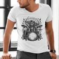 Spaniel Rock Drum Kit Men's V-Neck T-Shirt