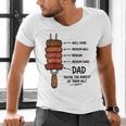Steak BBQ Dad You'Re The Rarest Of Them All Fathers Day Raglan Baseball Tee Men's V-Neck T-Shirt