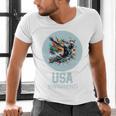 SWIMMING SPORT COMPETITIVE SWIM Men's V-Neck T-Shirt SWIMMING SPORT COMPETITIVE SWIM Men's V-Neck T-Shirt