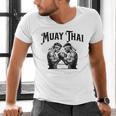 Thai Boxing Muay Thai Boxer Men's V-Neck T-Shirt Thai Boxing Muay Thai Boxer Men's V-Neck T-Shirt