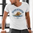 Women's Golden Retriever Swimming Men's V-Neck T-Shirt Women's Golden Retriever Swimming Men's V-Neck T-Shirt
