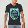 6 Stages Of Swimming Joke Sports Athlete Pool Swimmer Men's V-Neck T-Shirt 6 Stages Of Swimming Joke Sports Athlete Pool Swimmer Men's V-Neck T-Shirt