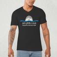 Amphibious Swimming Men's V-Neck T-Shirt