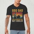BBQ Dad Like Regular Dad But Cooler Father's Day Men's V-Neck T-Shirt