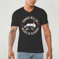 BBQ Dad Smoking Meat Smoker Barbecue Dad Apparel Men's V-Neck T-Shirt