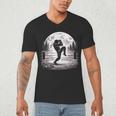 Bigfoot Muay Thai Boxer Martial Arts Sasquatch Men's V-Neck T-Shirt Bigfoot Muay Thai Boxer Martial Arts Sasquatch Men's V-Neck T-Shirt