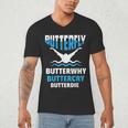 Butterfly Butterwhy Buttercry Swimming Swimmer Men's V-Neck T-Shirt Butterfly Butterwhy Buttercry Swimming Swimmer Men's V-Neck T-Shirt