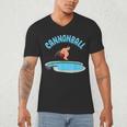 Cannonball Swimming Pool Fun Diving Diver Swimmer Cool Men's V-Neck T-Shirt