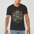 Canoe Camp Coffee Canoeing Paddle Men's V-Neck T-Shirt Canoe Camp Coffee Canoeing Paddle Men's V-Neck T-Shirt