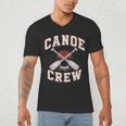 Canoe Crew Paddling Team Retro Graphic Men's V-Neck T-Shirt