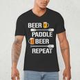 Canoe Kayak Tees Beer Paddle Repeat T-Shirt Men's V-Neck T-Shirt Canoe Kayak Tees Beer Paddle Repeat T-Shirt Men's V-Neck T-Shirt