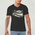 Canoe Tripper Loading Portage Pack First Light Men's V-Neck T-Shirt