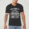 Canoeing Canoe Men's V-Neck T-Shirt Canoeing Canoe Men's V-Neck T-Shirt