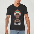 Chama Paotan MMA Fan JJB Boxing Muay Thai Kickboxing Men's V-Neck T-Shirt