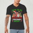 This Is My Christmas Pajama Shirt Drum Kit Christmas Men's V-Neck T-Shirt This Is My Christmas Pajama Shirt Drum Kit Christmas Men's V-Neck T-Shirt