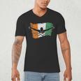 Cool Ireland Flag Vintage Irish Flag Swimmer Fly Swimming Men's V-Neck T-Shirt Cool Ireland Flag Vintage Irish Flag Swimmer Fly Swimming Men's V-Neck T-Shirt
