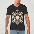 Drummer Drum Kit Mandala Percussionist Music Lover Men's V-Neck T-Shirt Drummer Drum Kit Mandala Percussionist Music Lover Men's V-Neck T-Shirt