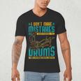 Drummer Drummer Drum Kit Men's V-Neck T-Shirt Drummer Drummer Drum Kit Men's V-Neck T-Shirt