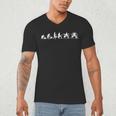Drummer Evolution Drum Kit Men's V-Neck T-Shirt Drummer Evolution Drum Kit Men's V-Neck T-Shirt