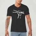 Drumsticks Hand Drum Kit Drummer Men's V-Neck T-Shirt Drumsticks Hand Drum Kit Drummer Men's V-Neck T-Shirt