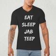 Eat Sleep Jab Teep Rep Muay Thai Men's V-Neck T-Shirt