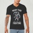 Elephant Muay Thai Kickboxing And Elephant Thai Boxing Men's V-Neck T-Shirt Elephant Muay Thai Kickboxing And Elephant Thai Boxing Men's V-Neck T-Shirt