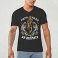 Fight Hard Traditional Fighter Muay Thai Men's V-Neck T-Shirt