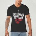 His Fight Is My Fight Muay Thai Kickboxer Fan Boxing Men's V-Neck T-Shirt