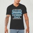 Fun Swimming Coach Meme Swimmer Saying Men's V-Neck T-Shirt Fun Swimming Coach Meme Swimmer Saying Men's V-Neck T-Shirt